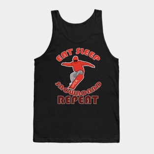 Eat Sleep Snowboarding Repeat Tank Top